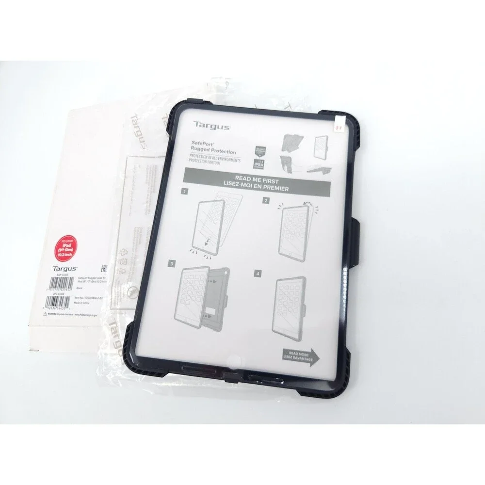 Targus SafePort Rugged Case iPad 10.2 9th 8th 7th Gen Black THD498GLZ-50